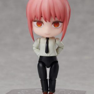 Makima-Figur aus Chainsaw Man – stilisierte Chibi-Design mit charakteristischen roten Augen und freundlichem Lächeln.