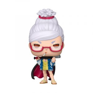 Funko POP! Figur von Ayase Seiko mit weißem Dutt, roter Brille, Zigarette und lässigem Outfit.