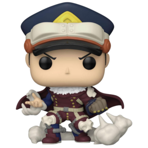 Funko POP! Animation Vinylfigur von Inasa Yoarashi aus My Hero Academia mit Shiketsu-Mütze und Windwolken-Effekten.