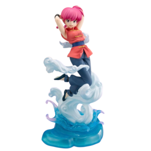Bandai Spirits FiguartsZERO Chouette Statue von Ranma Saotome (Mädchen) aus Ranma ½ im roten Kung-Fu-Outfit auf Wolken-Base.