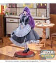 Sega Luminasta Figur von Fern aus Frieren im schwarz-weißen Dienstmädchenkleid mit gefalteten Händen.