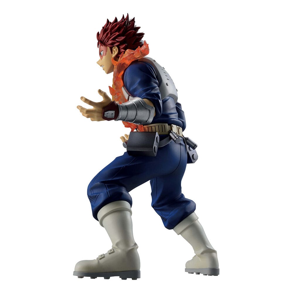 Bandai Spirits Masterlise Figur von Shoto Todoroki aus My Hero Academia mit Flammen- und Eiseffekten.