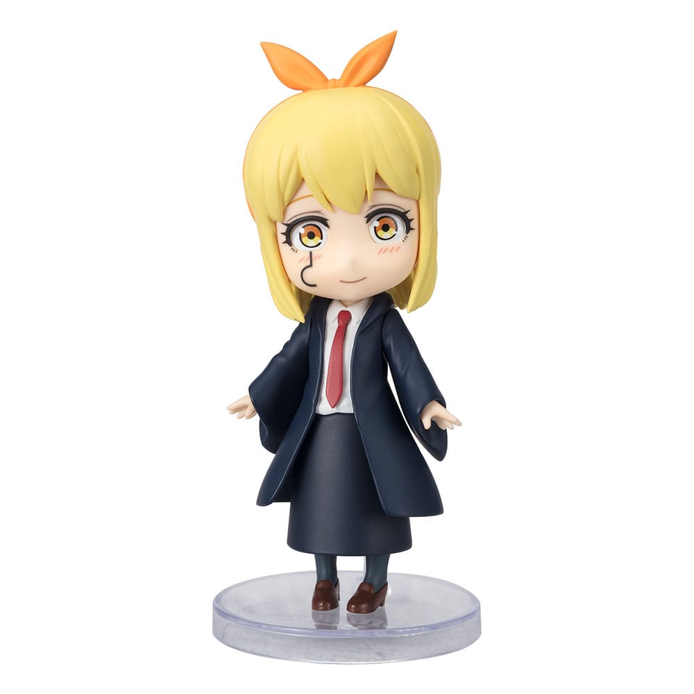 Bandai Spirits Figuarts mini Chibi-Figur von Lemon Irvine aus Mashle im Schulgewand mit Schleife im Haar.