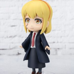 Bandai Spirits Figuarts mini Chibi-Figur von Lemon Irvine aus Mashle im Schulgewand mit Schleife im Haar.