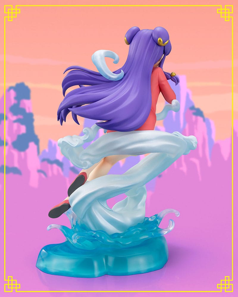 Bandai Spirits FiguartsZERO Chouette Statue von Shampoo aus Ranma ½ im roten Kleid auf Wolken- und Wasser-Base.