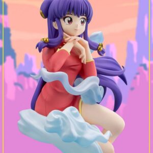Bandai Spirits FiguartsZERO Chouette Statue von Shampoo aus Ranma ½ im roten Kleid auf Wolken- und Wasser-Base.