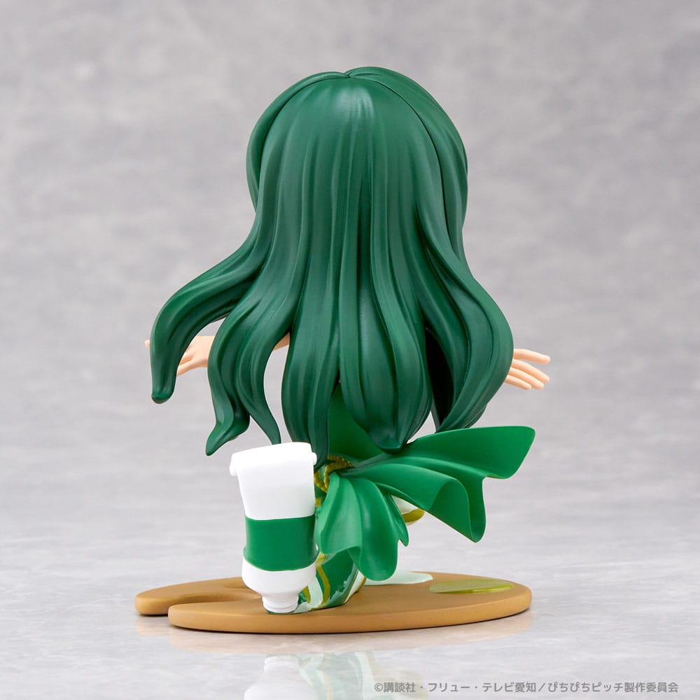 Bushiroad Creative PalVerse Chibi-Figur von Rina Toin aus Mermaid Melody als grüne Meerjungfrau.