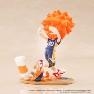 Bushiroad PalVerse Chibi-Figur von Shoyo Hinata aus Haikyu!! im Karasuno-Trikot auf einer Farb-Base.