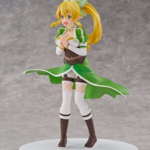 CyberZ Cantabile Figur von Leafa aus Sword Art Online im grün-weißen Sylphen-Outfit mit gefalteten Händen.