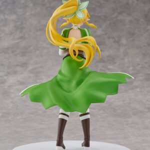 CyberZ Cantabile Figur von Leafa aus Sword Art Online im grün-weißen Sylphen-Outfit mit gefalteten Händen.