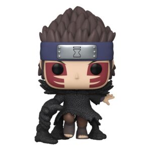 Funko POP!-Figur von Shinki aus Boruto mit roten Gesichtsbemalungen und schwarzer Eisensand-Klaue.