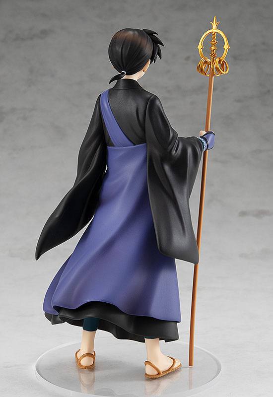 Good Smile Company Pop Up Parade Figur von Miroku aus InuYasha im Mönchsgewand mit goldenem Stab.