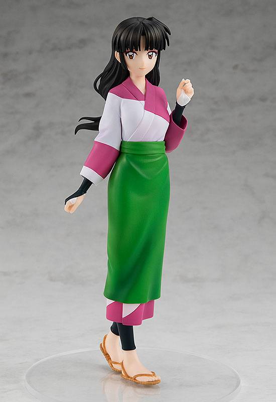 Good Smile Company Pop Up Parade Figur von Sango aus InuYasha im traditionellen weiß-pinken Kimono mit grünem Rock.
