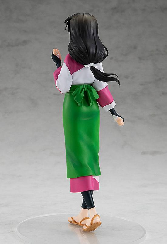 Good Smile Company Pop Up Parade Figur von Sango aus InuYasha im traditionellen weiß-pinken Kimono mit grünem Rock.