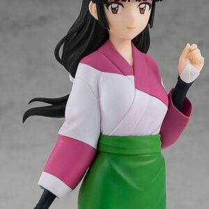 Good Smile Company Pop Up Parade Figur von Sango aus InuYasha im traditionellen weiß-pinken Kimono mit grünem Rock.