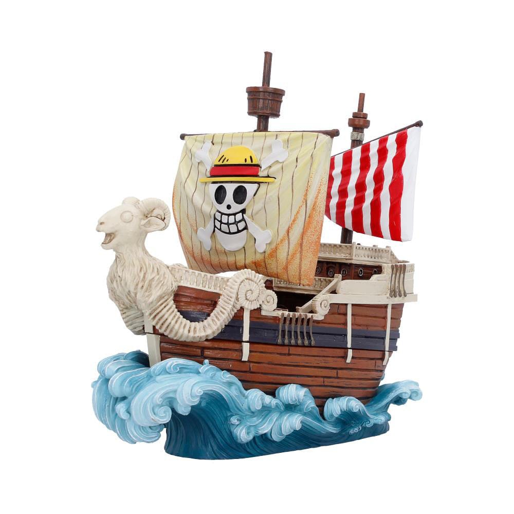Nemesis Now One Piece Aufbewahrungsbox der Going Merry auf Wellenbasis mit Strohhut-Segel.