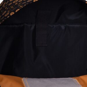 Pokémon Rucksack im braun-schwarzen Evoli-Design mit abstehenden Ohren und Pokéball-Muster auf der Fronttasche.
