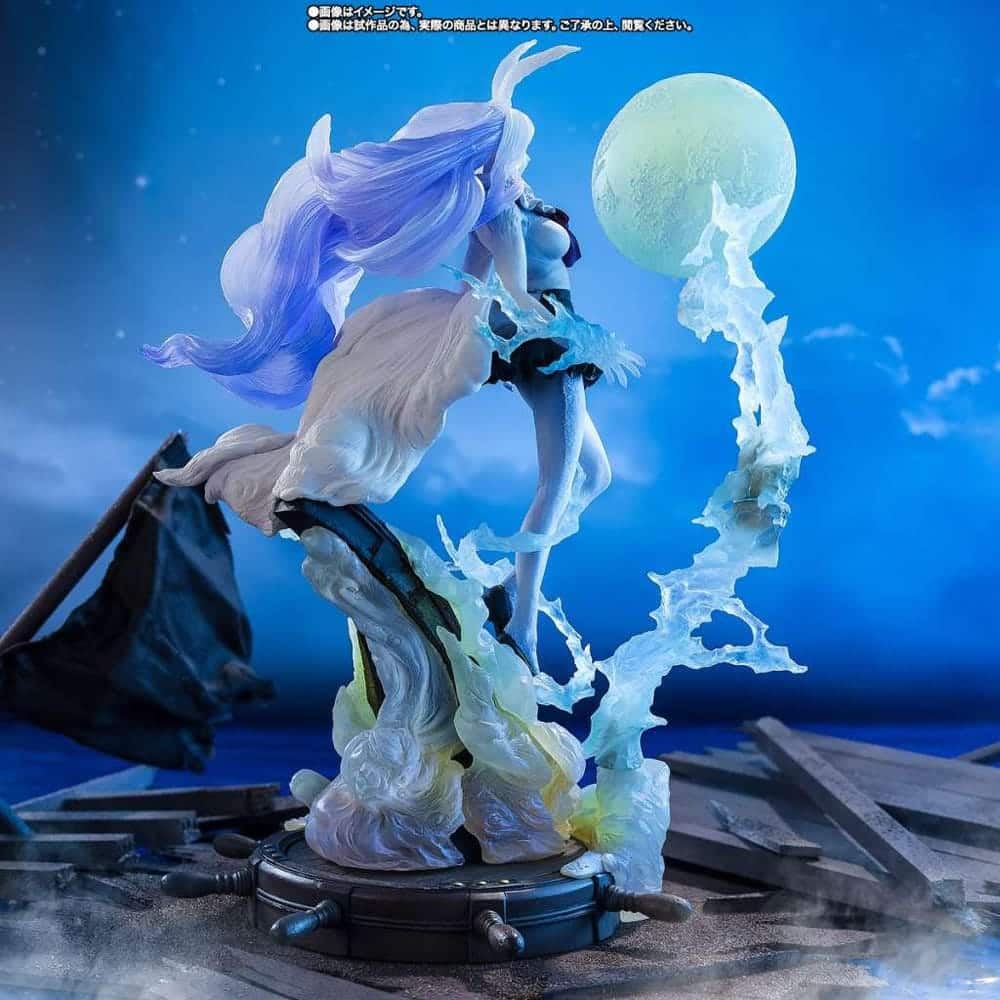 Tamashii Nations One Piece Figuarts ZERO Extra Battle Diorama-Figur von Carrot in Sulong-Form mit Elektro-Effekten und Vollmond.