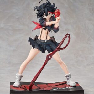 Good Smile Company Kill la Kill Figur von Ryuko Matoi in Transformation Version mit Scherenklinge und rissiger Diorama-Base.