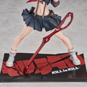 Good Smile Company Kill la Kill Figur von Ryuko Matoi in Transformation Version mit Scherenklinge und rissiger Diorama-Base.