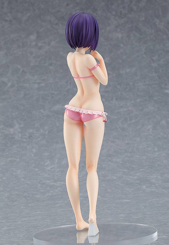 Good Smile Company Pop Up Parade Figur von Haruna Sairenji aus To LOVE-Ru Darkness im rosa Bikini mit Rüschen.