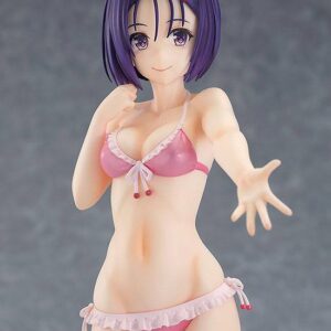 Good Smile Company Pop Up Parade Figur von Haruna Sairenji aus To LOVE-Ru Darkness im rosa Bikini mit Rüschen.