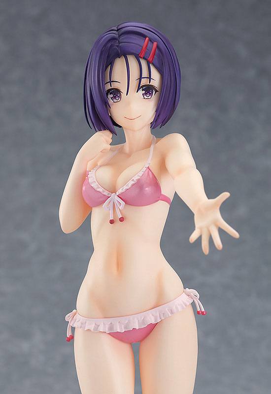 Good Smile Company Pop Up Parade Figur von Haruna Sairenji aus To LOVE-Ru Darkness im rosa Bikini mit Rüschen.