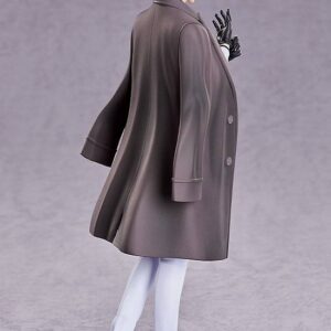 Good Smile Company Pop Up Parade Figur von Mo Xu aus Love&Producer im hellen Anzug mit dunklem Mantel und Handschuhen.