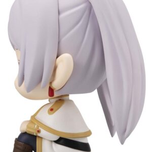 MegaHouse Frieren Look Up Chibi-Figur von Frieren mit schmollerndem Droopy Face Gesichtsausdruck und nach oben gerichtetem Blick.